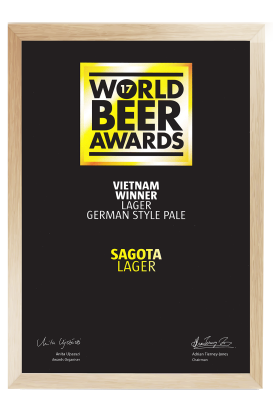 Bia Sagota đạt giải thưởng quốc tế World Beer Awards 2017